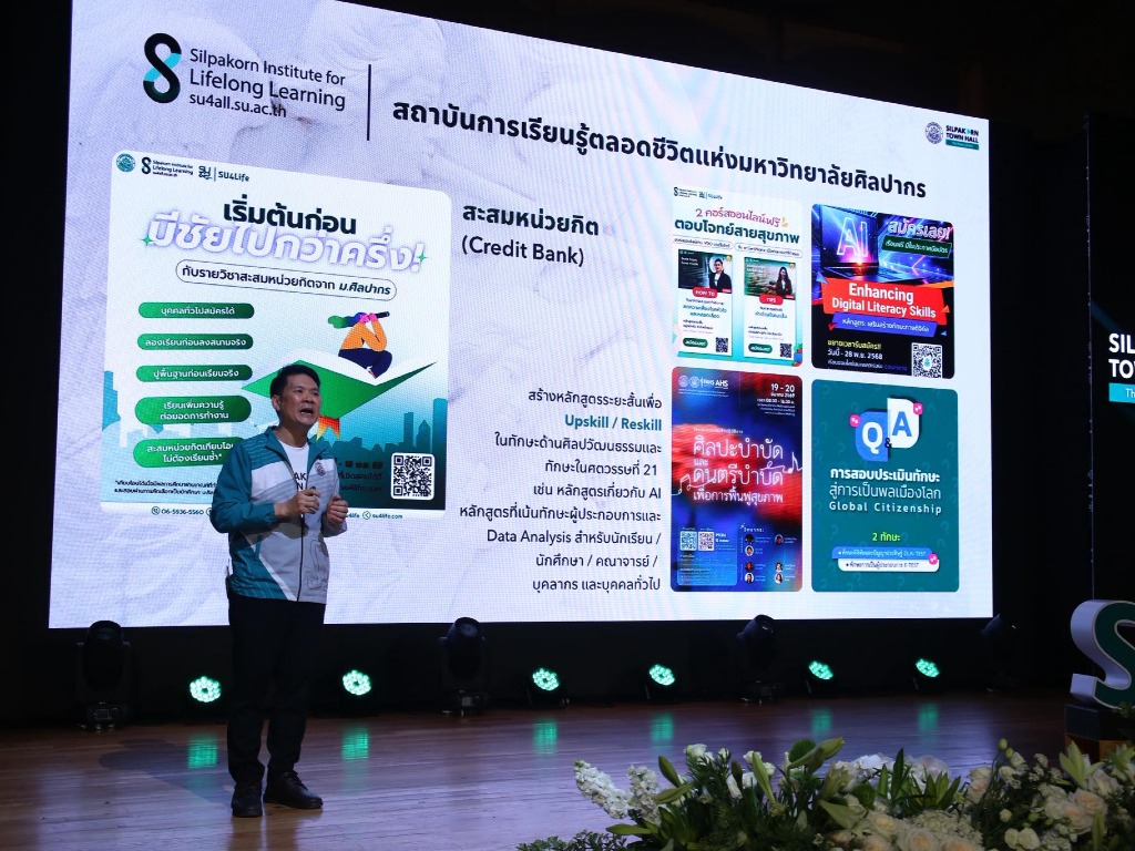 Silpakorn University Hosts "Silpakorn Town Hall" to Unveil 3-Year Milestones and Strategic Innovation Roadmap - 6