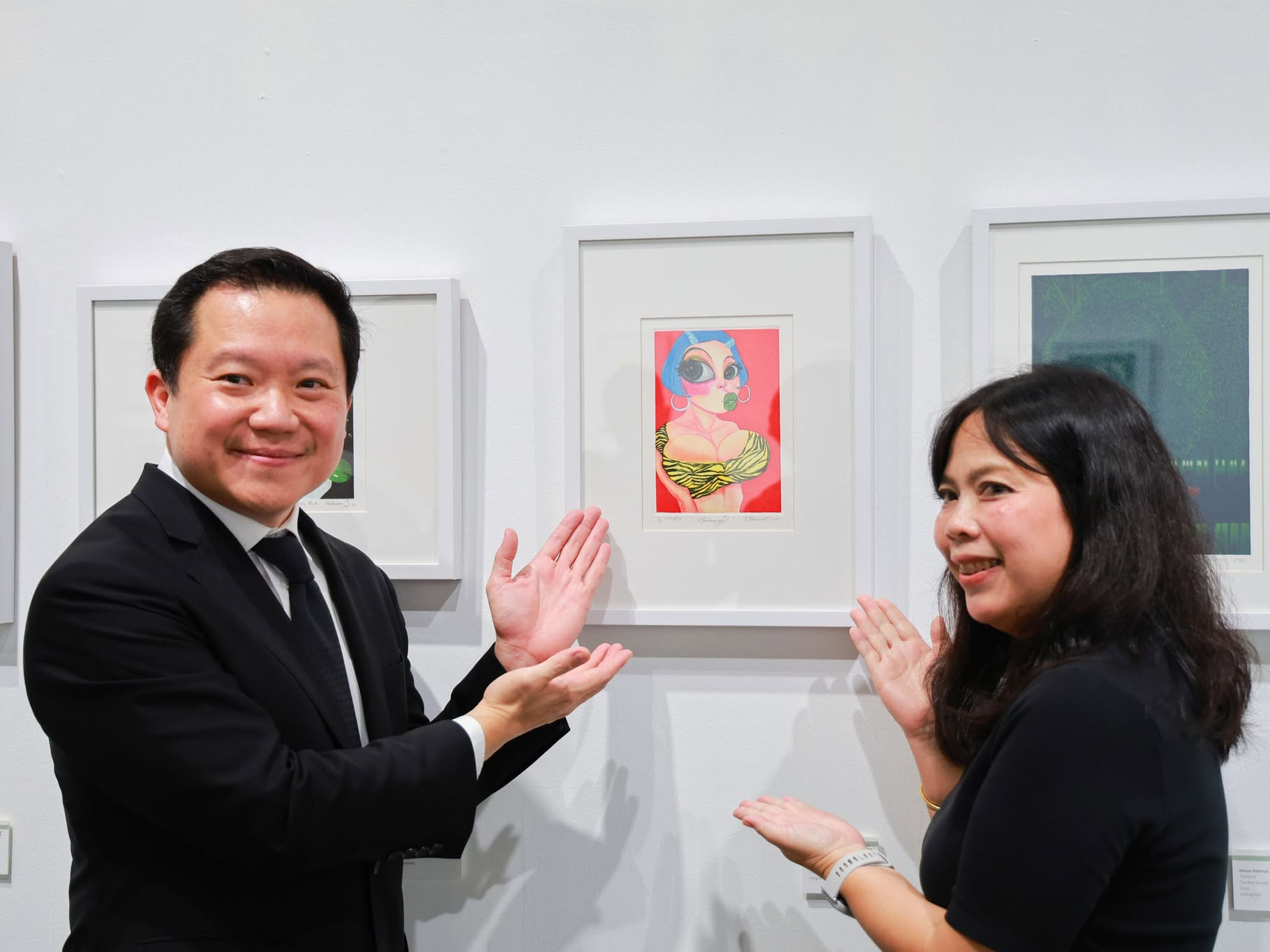 泰国艺术大学绘画学院隆重开幕“2026年第一届国际迷你版画双年展” - 10